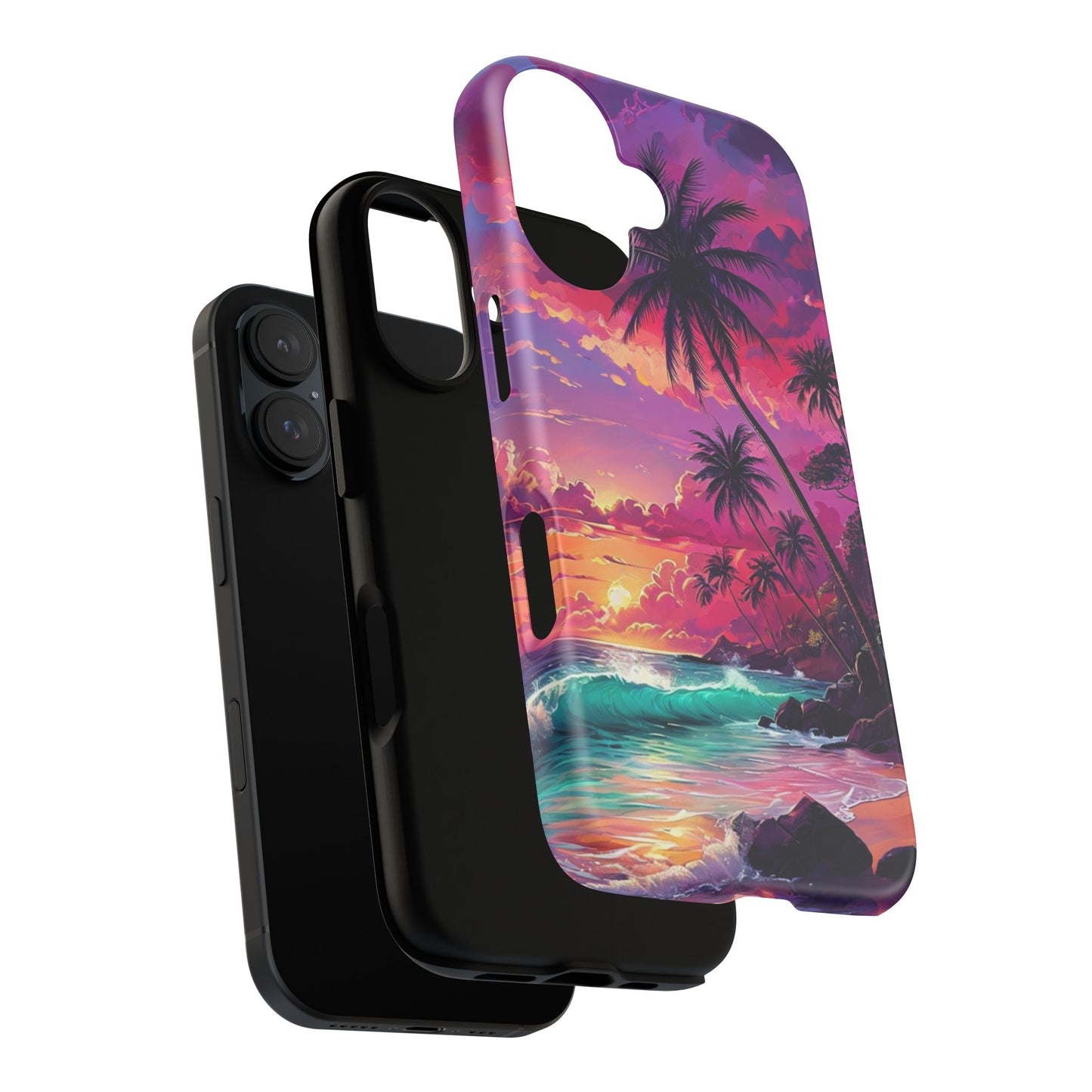 Sunset Paradise Beach - Phone Case