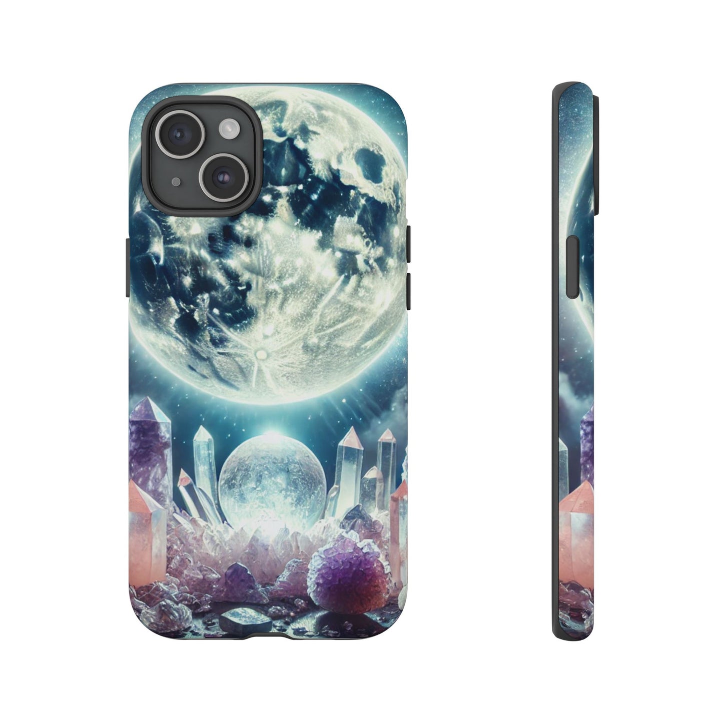Full Moon & Crystals - Phone Case