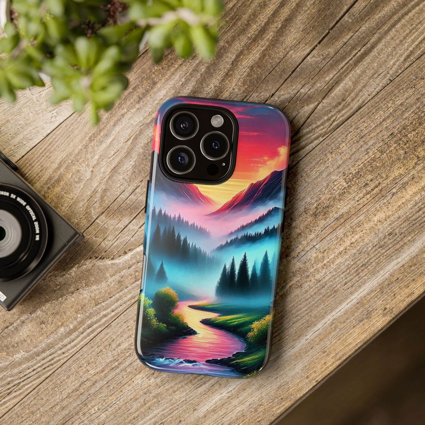 Misty Mountain River - Phone Case