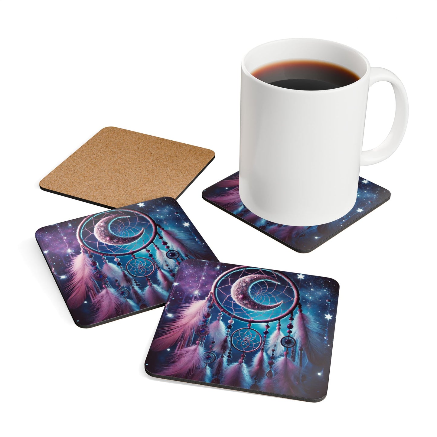 Cosmic Boho Suncatcher - Coaster Set - Coaster Set