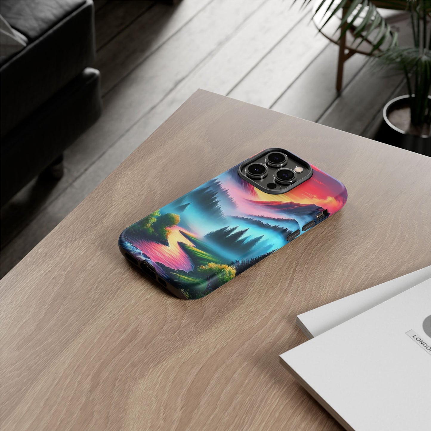 Misty Mountain River - Phone Case