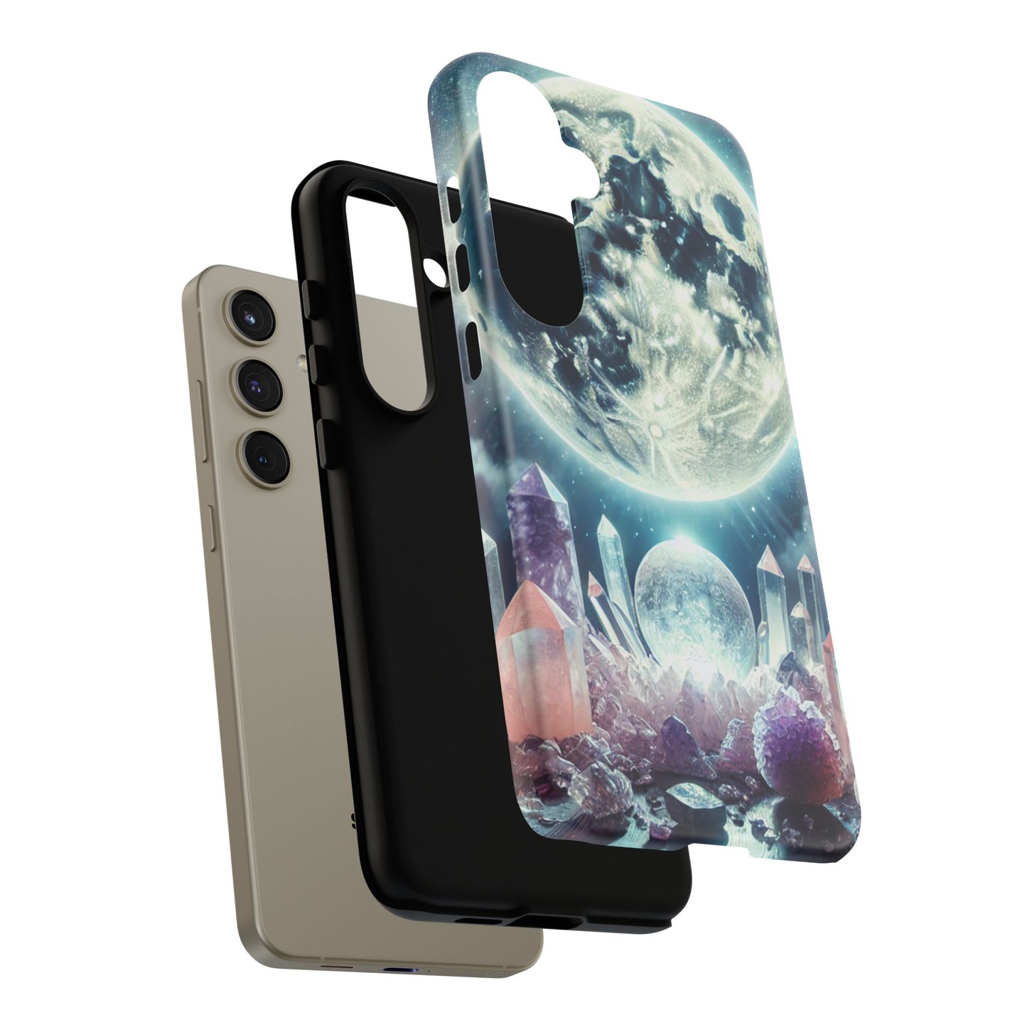 Full Moon & Crystals - Phone Case