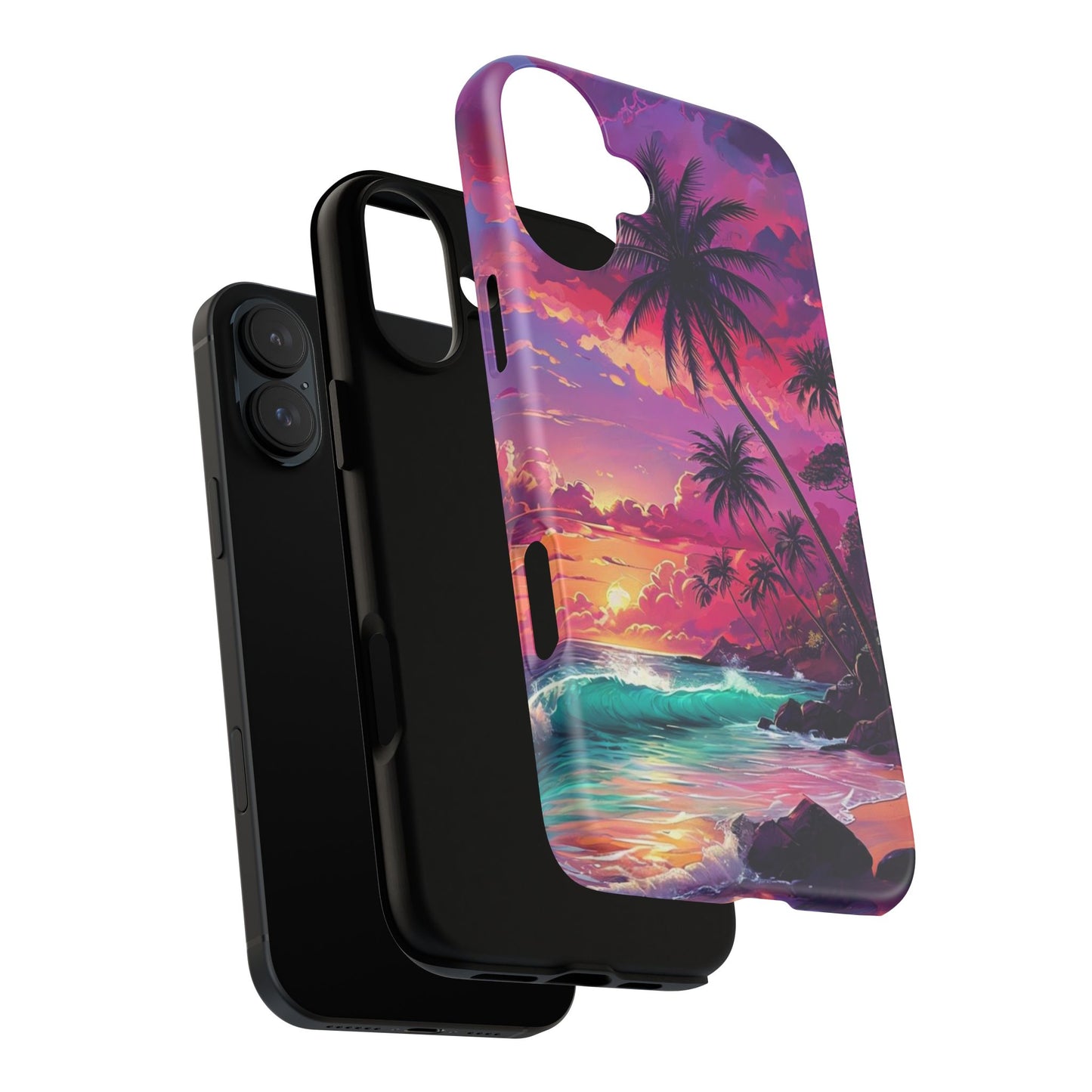 Sunset Paradise Beach - Phone Case