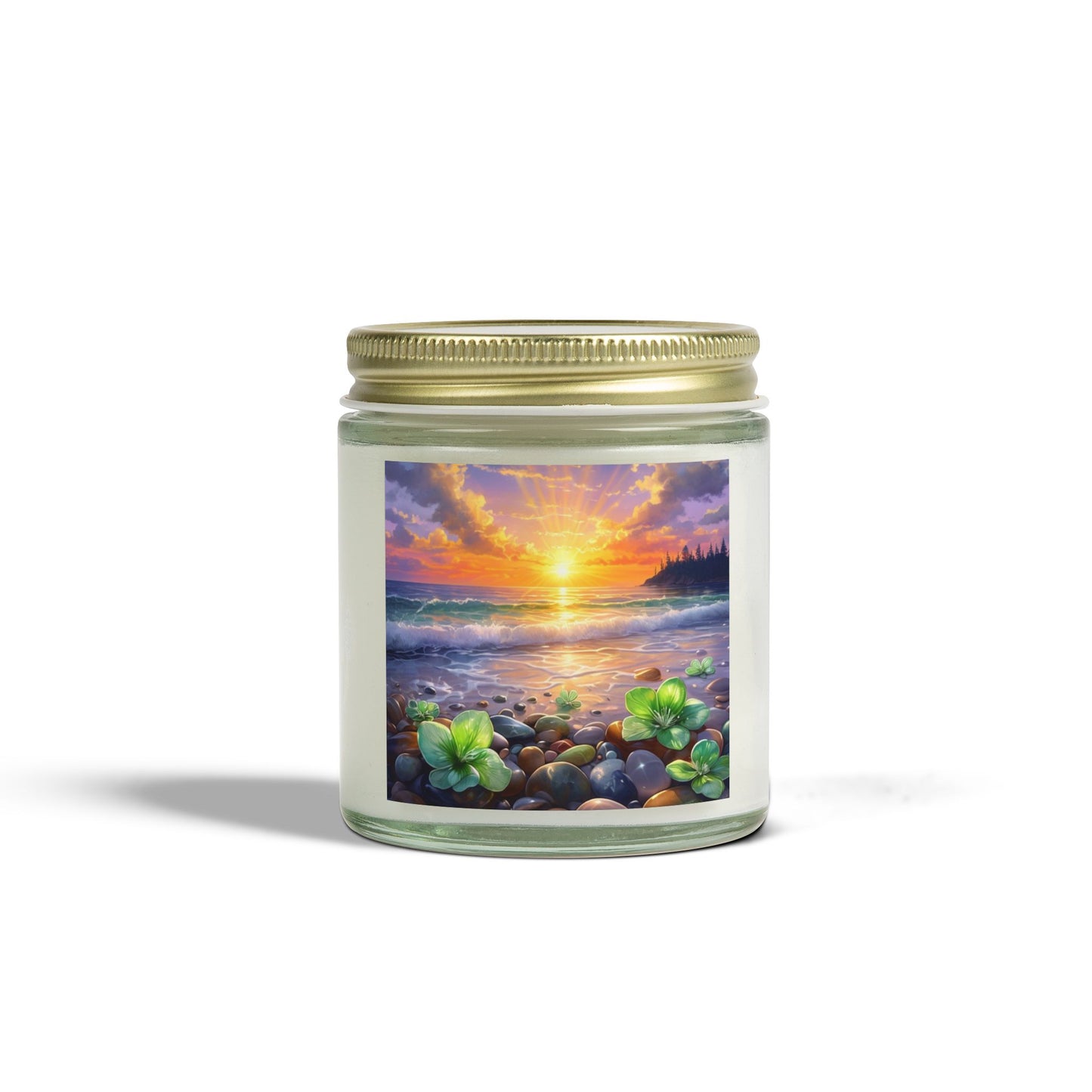 Tropical Floral Sunset - Candle