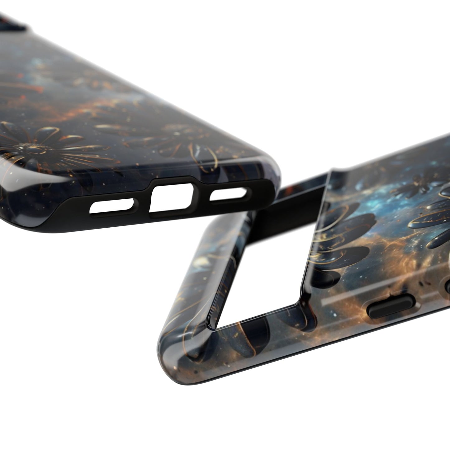 Galactic Black Daisy - Phone Case