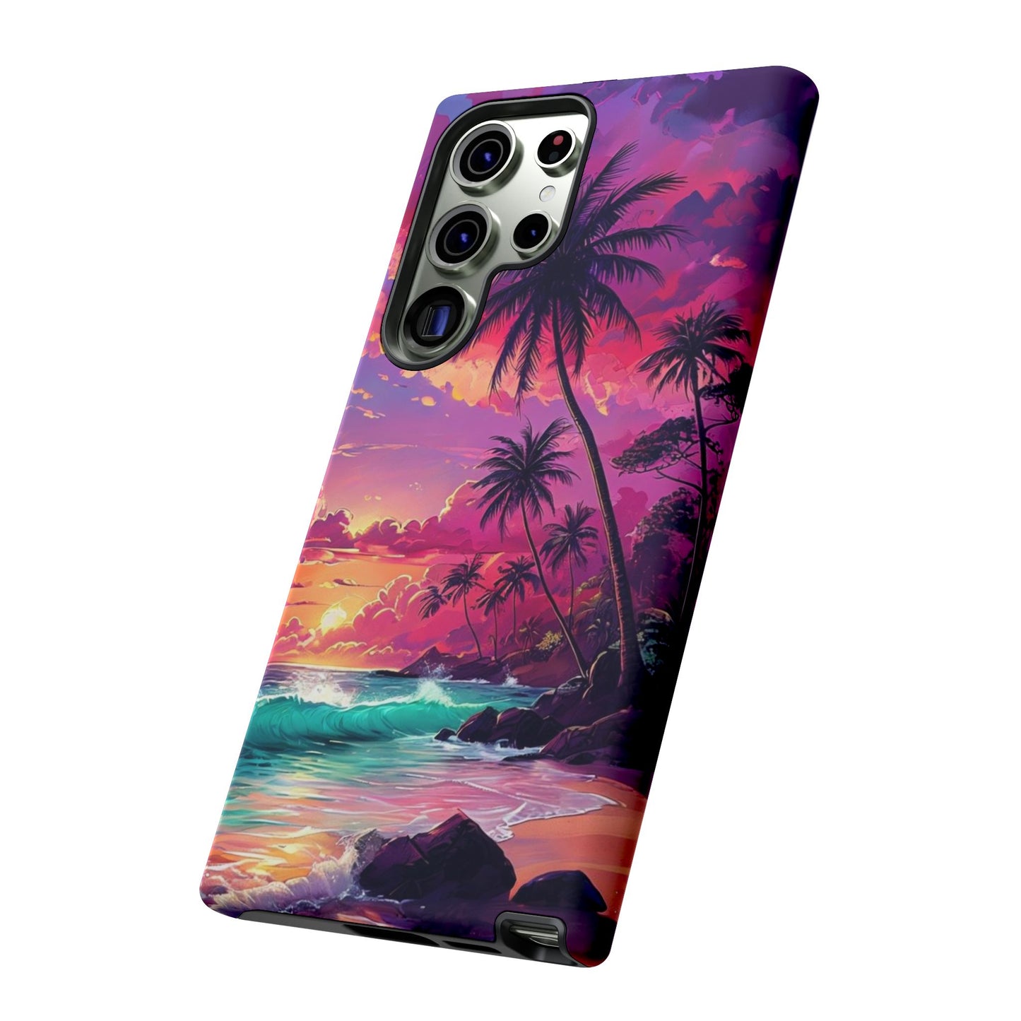 Sunset Paradise Beach - Phone Case