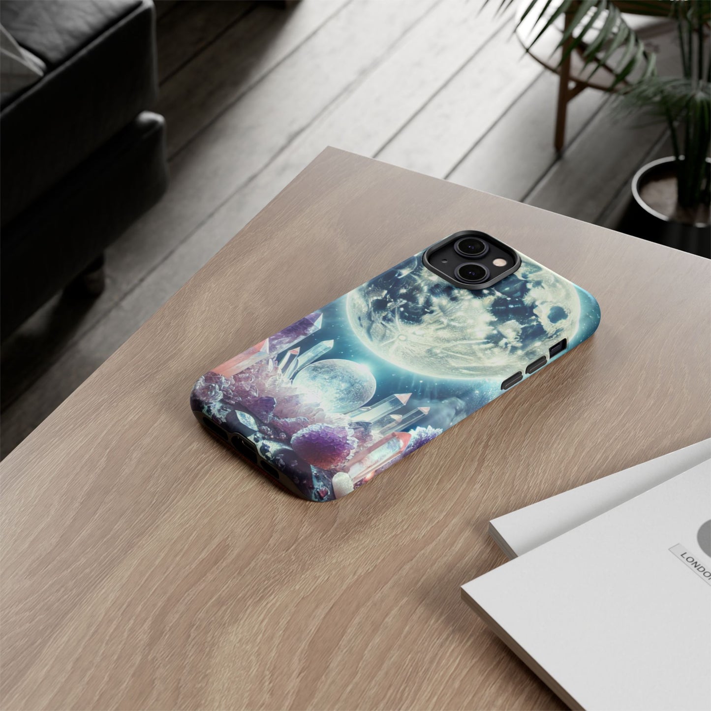 Full Moon & Crystals - Phone Case