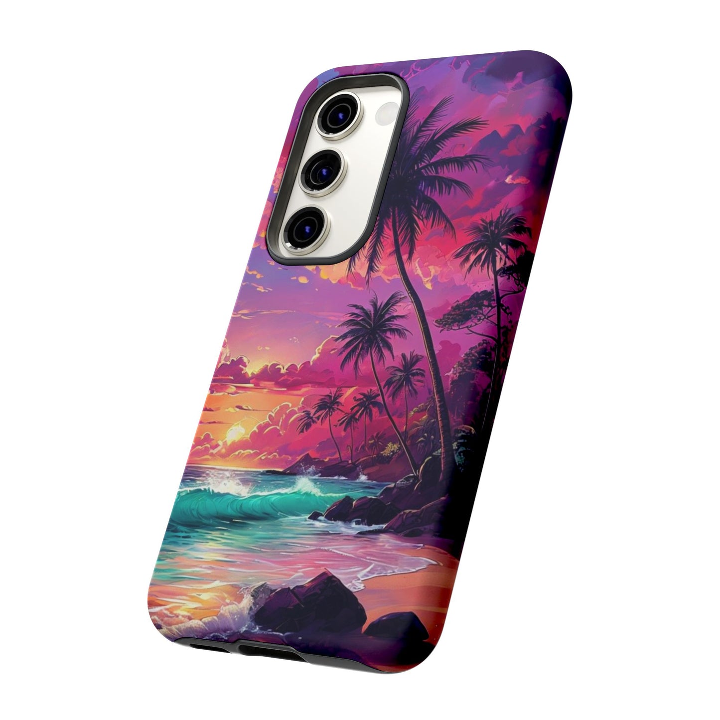 Sunset Paradise Beach - Phone Case