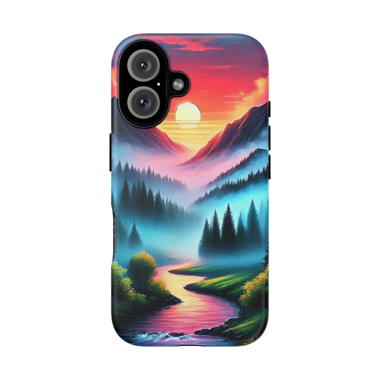 Misty Mountain River - Phone Case