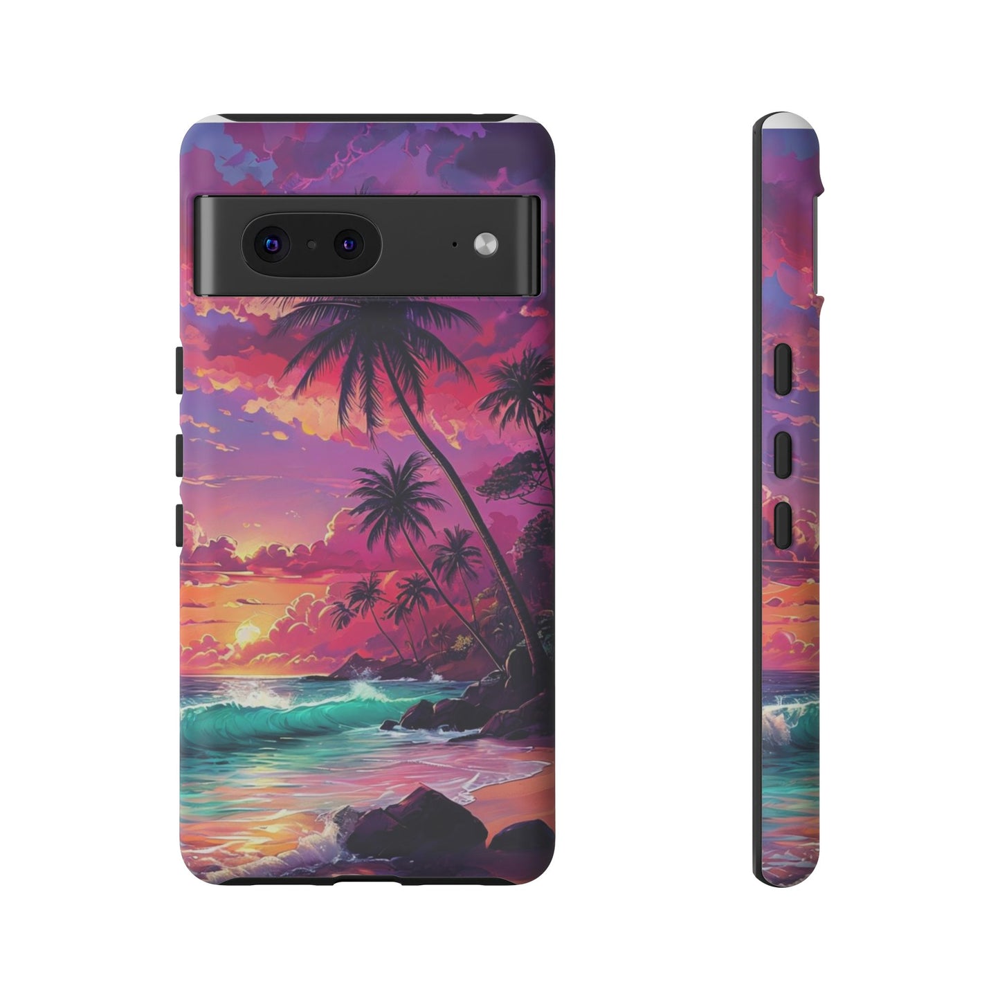 Sunset Paradise Beach - Phone Case
