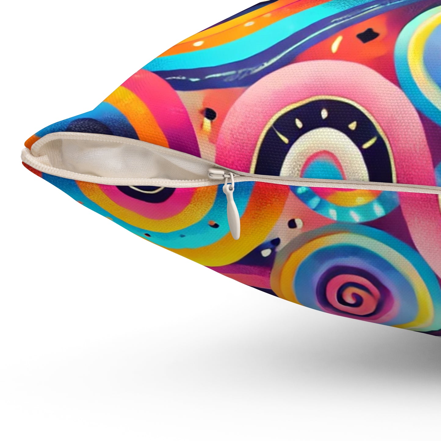 No Bad Vibes - Polyester Square Pillow