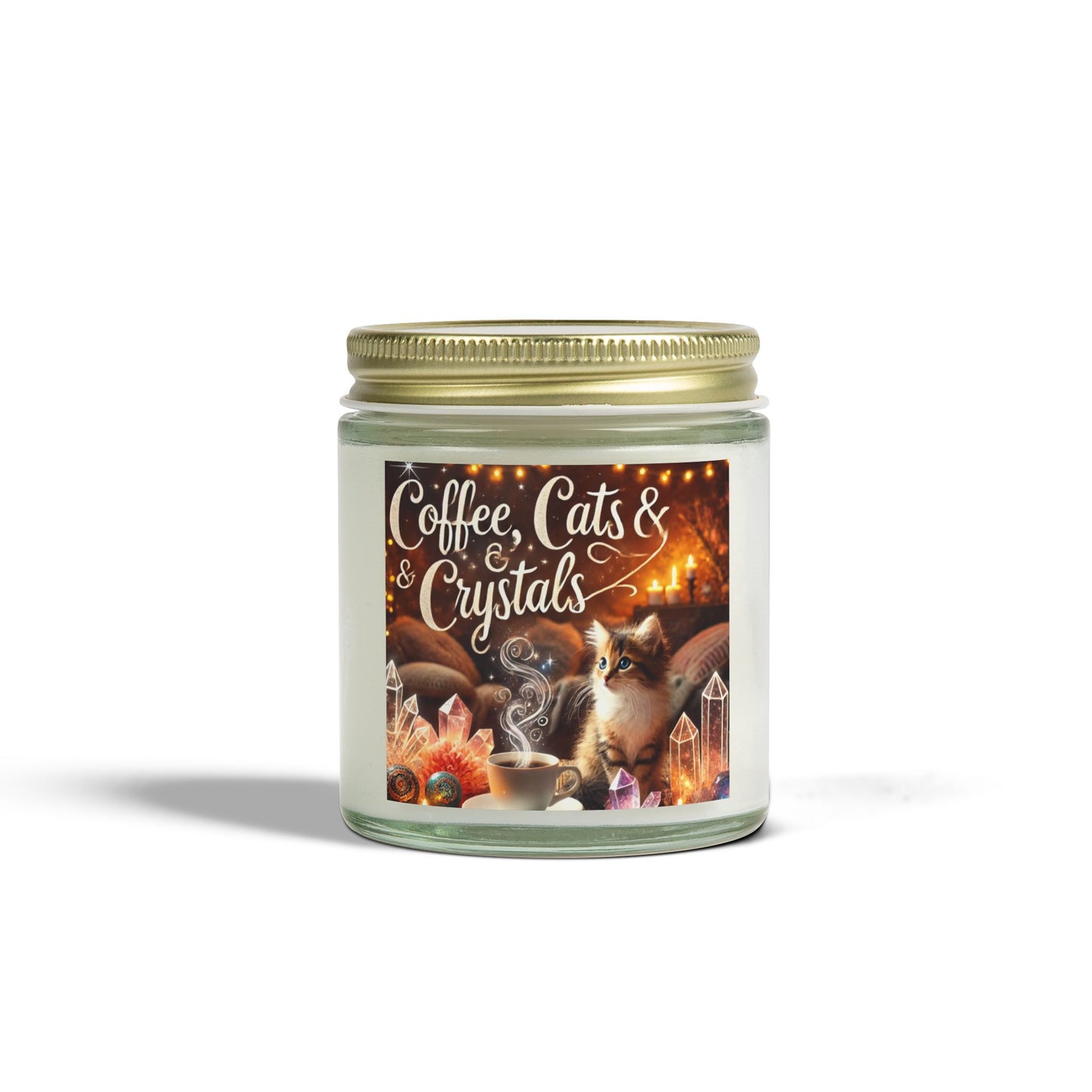 Coffee, Cats & Crystals - Candle