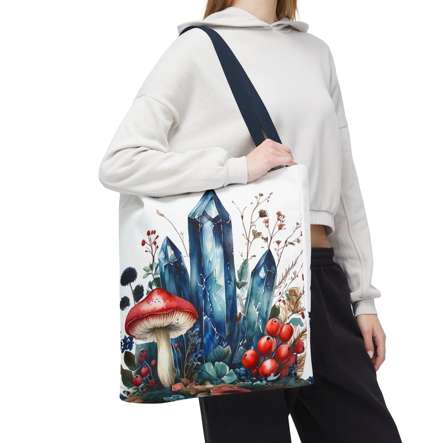 Whimsical Blue Crystals - Tote Bag