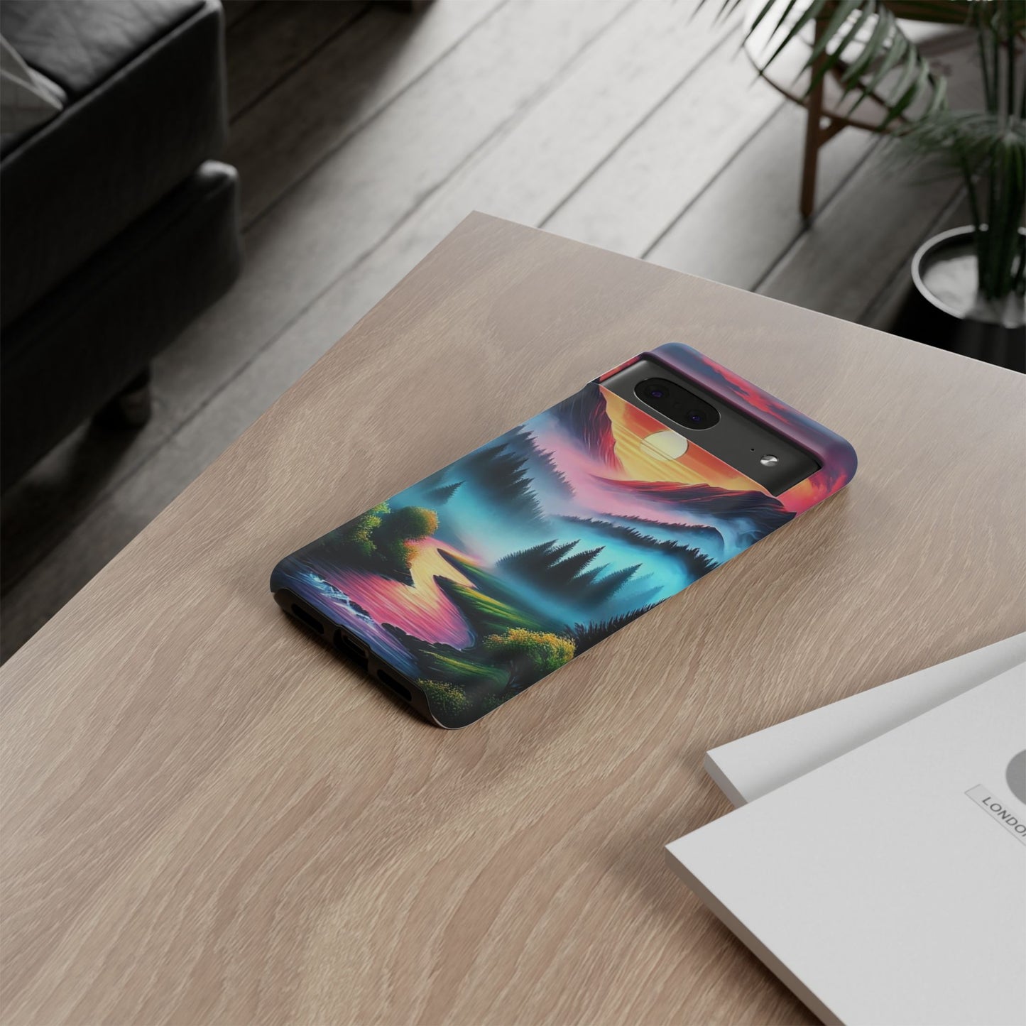 Misty Mountain River - Phone Case