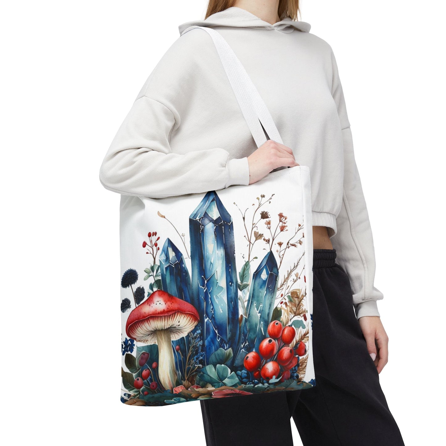 Whimsical Blue Crystals - Tote Bag