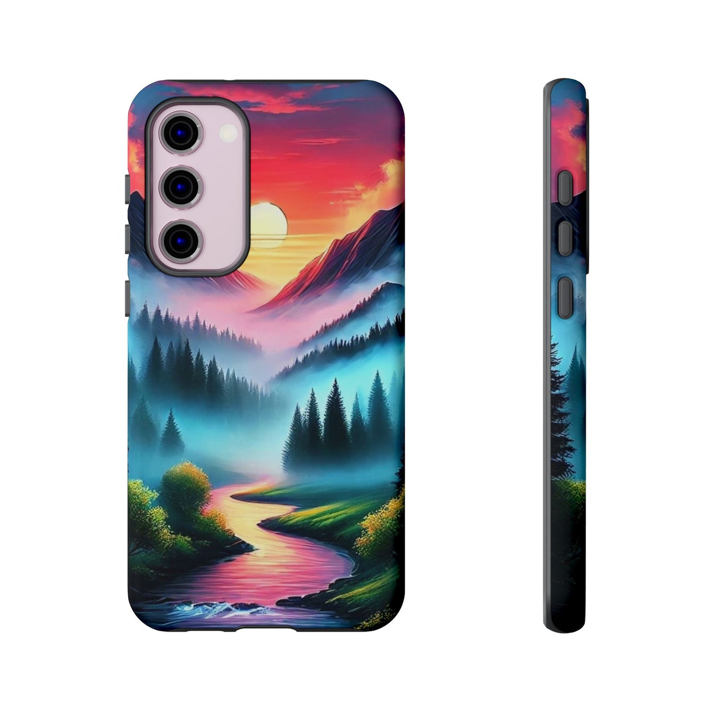 Misty Mountain River - Phone Case