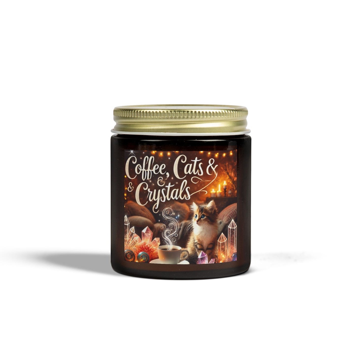 Coffee, Cats & Crystals - Candle