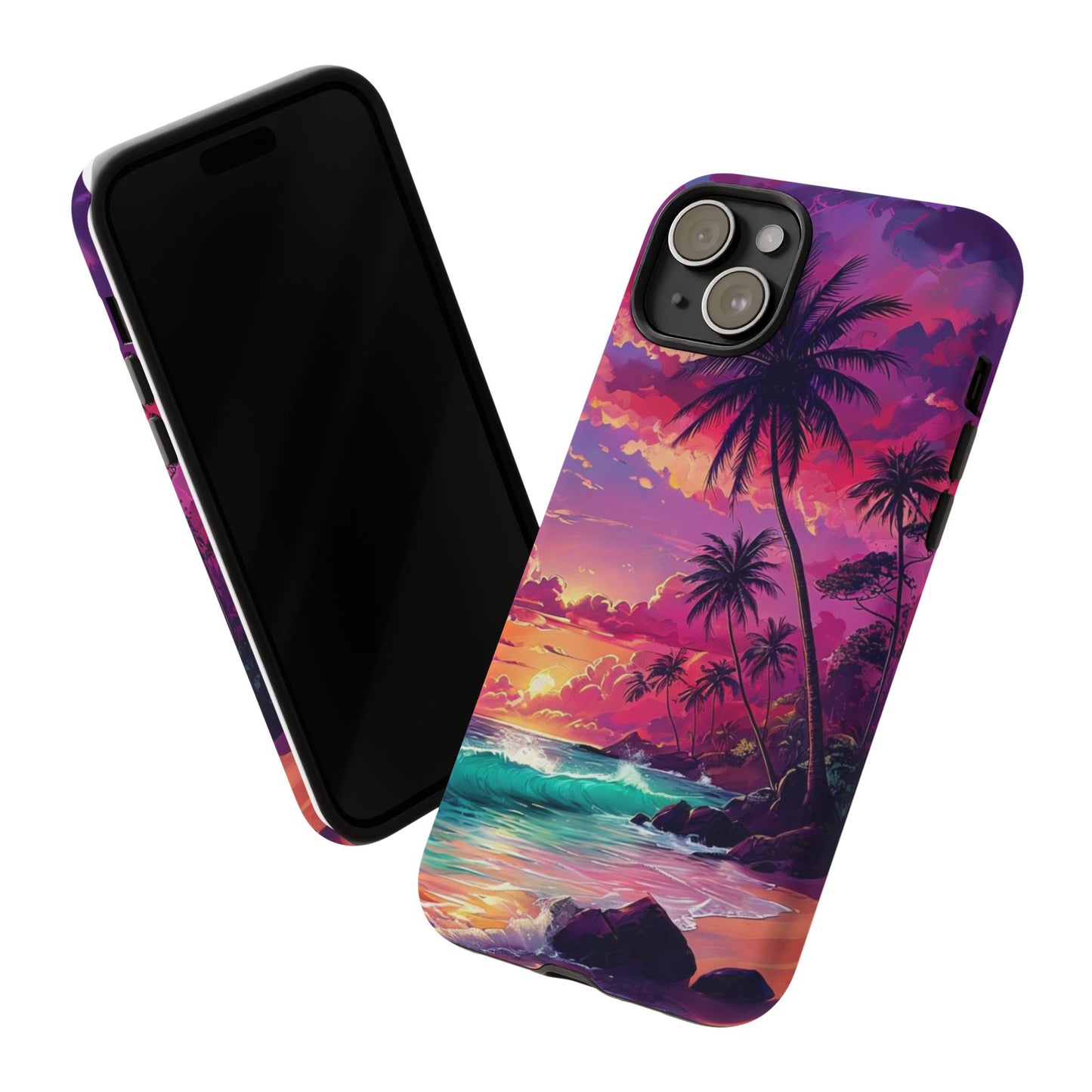 Sunset Paradise Beach - Phone Case
