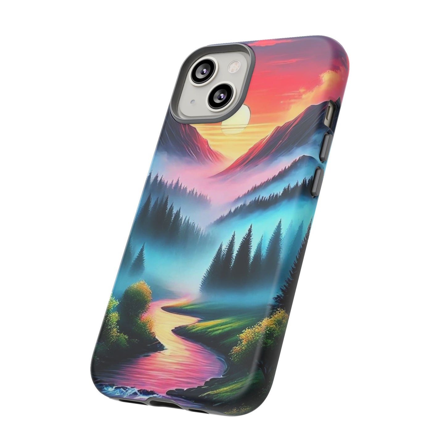 Misty Mountain River - Phone Case