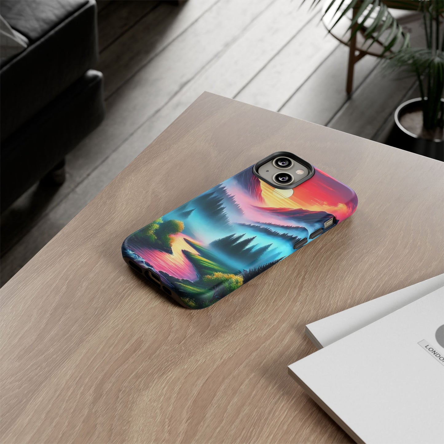 Misty Mountain River - Phone Case