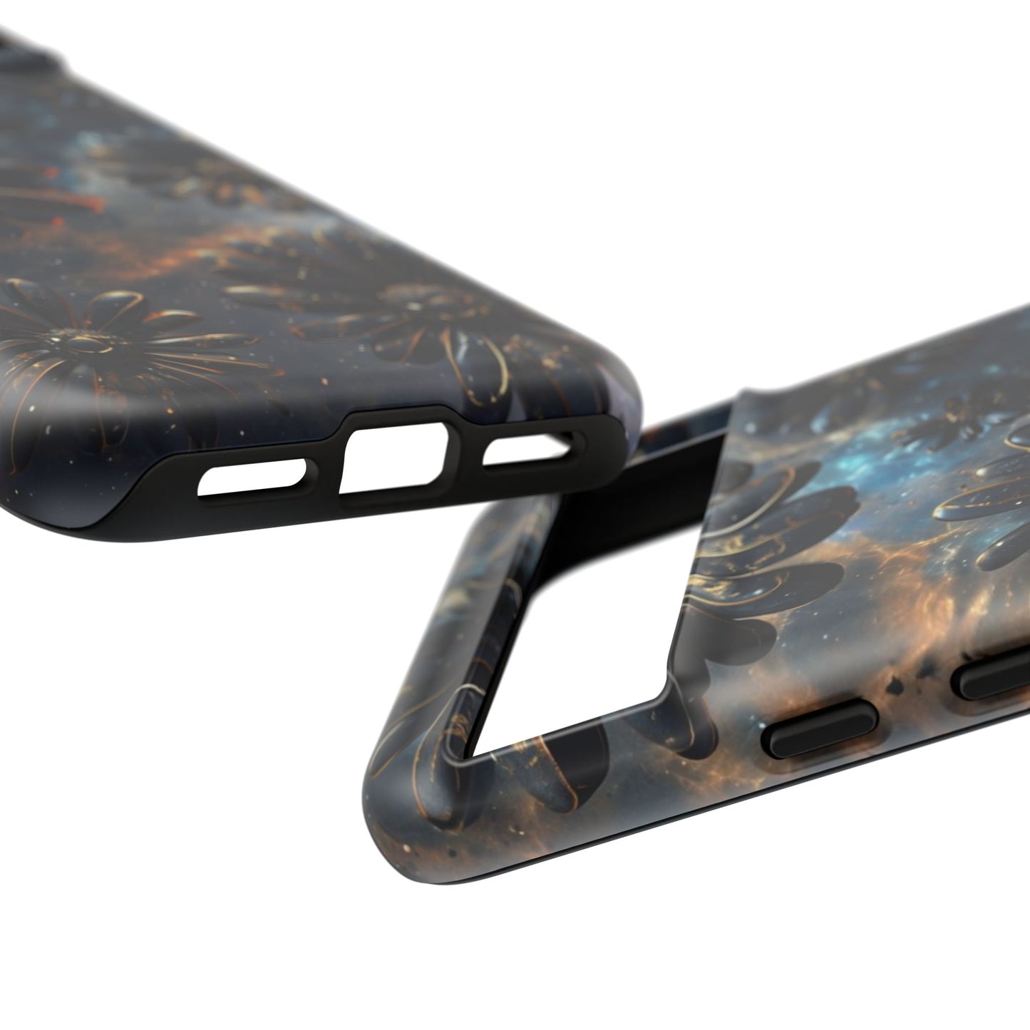 Galactic Black Daisy - Phone Case