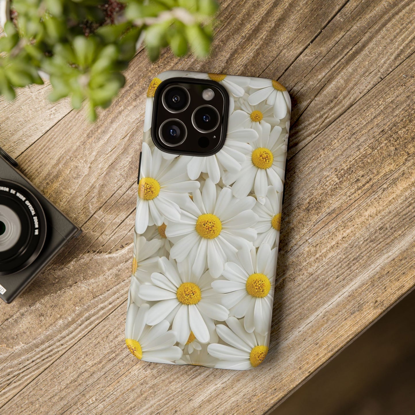 Blooming White Daisy - Phone Case