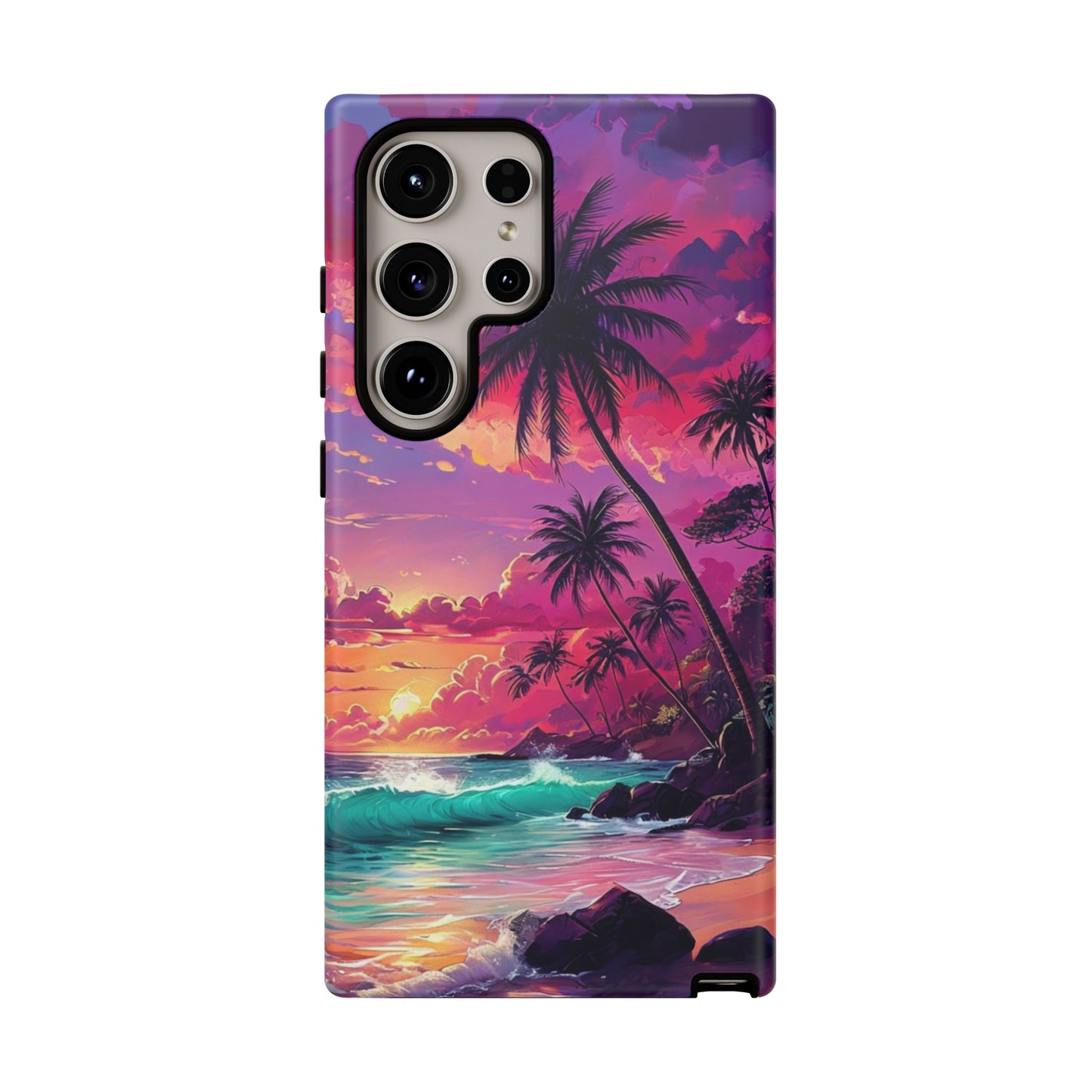 Sunset Paradise Beach - Phone Case