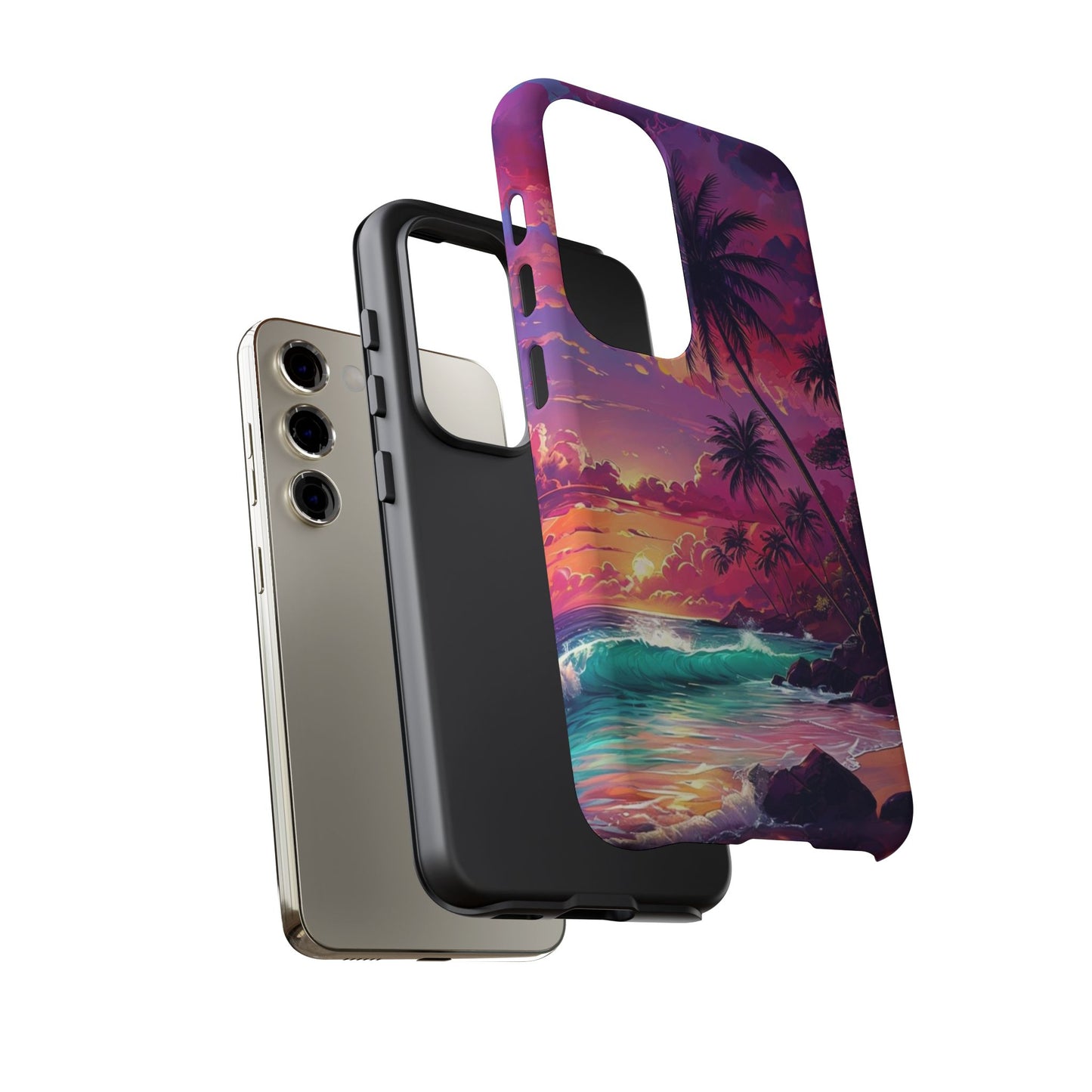 Sunset Paradise Beach - Phone Case