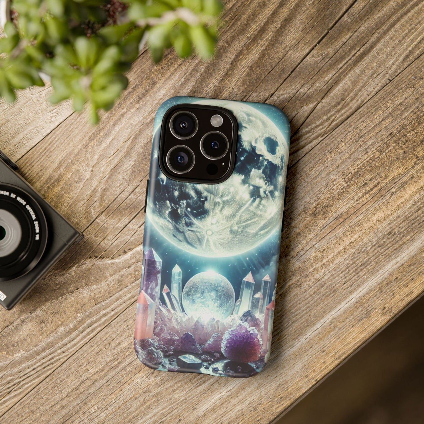 Full Moon & Crystals - Phone Case
