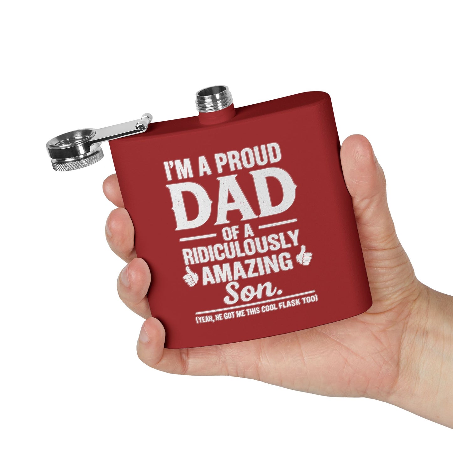 I’m A Proud Dad - Stainless Steel Flask