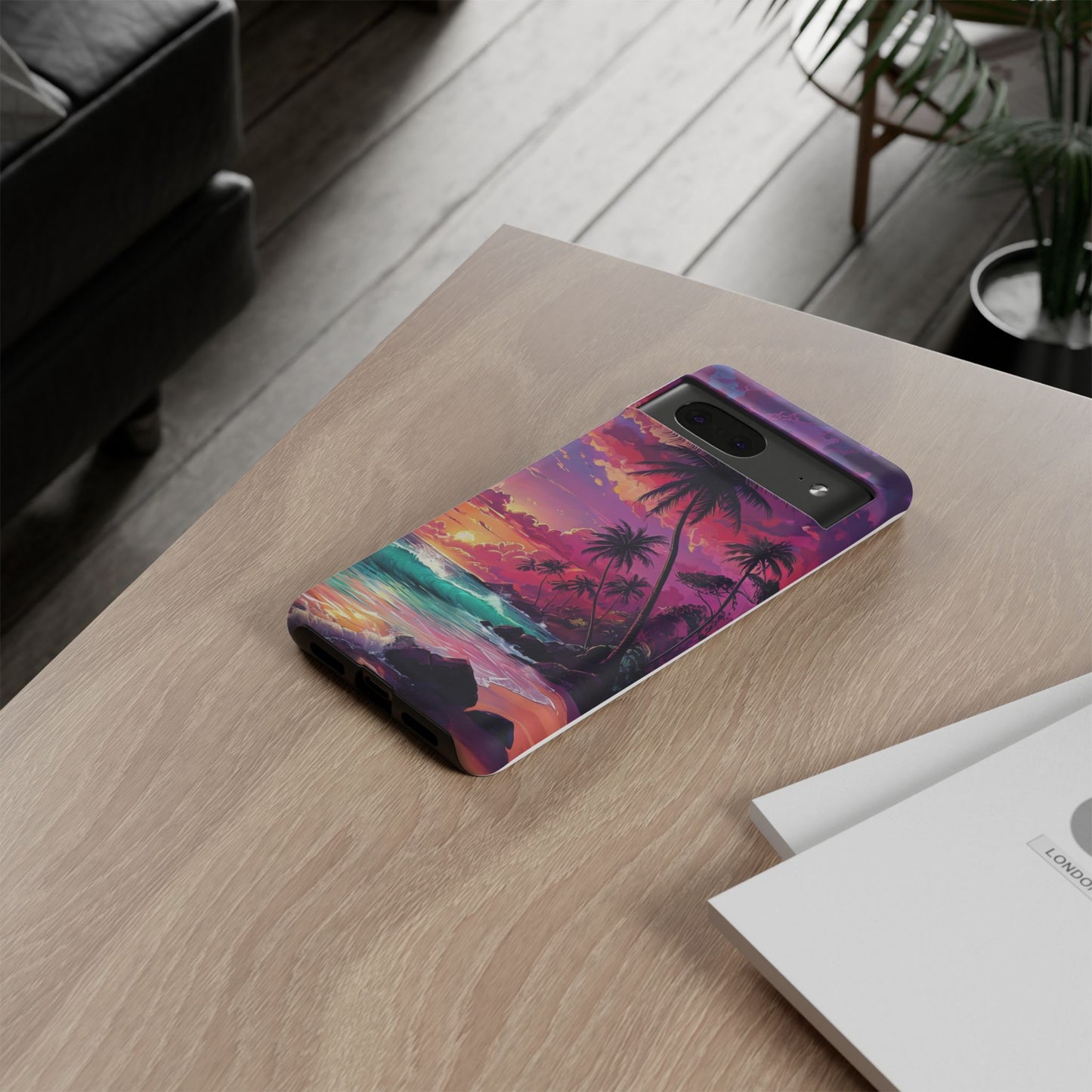 Sunset Paradise Beach - Phone Case