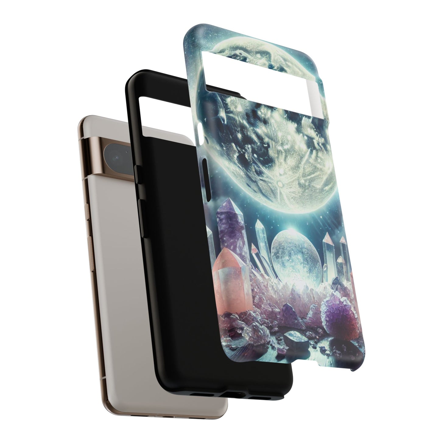 Full Moon & Crystals - Phone Case