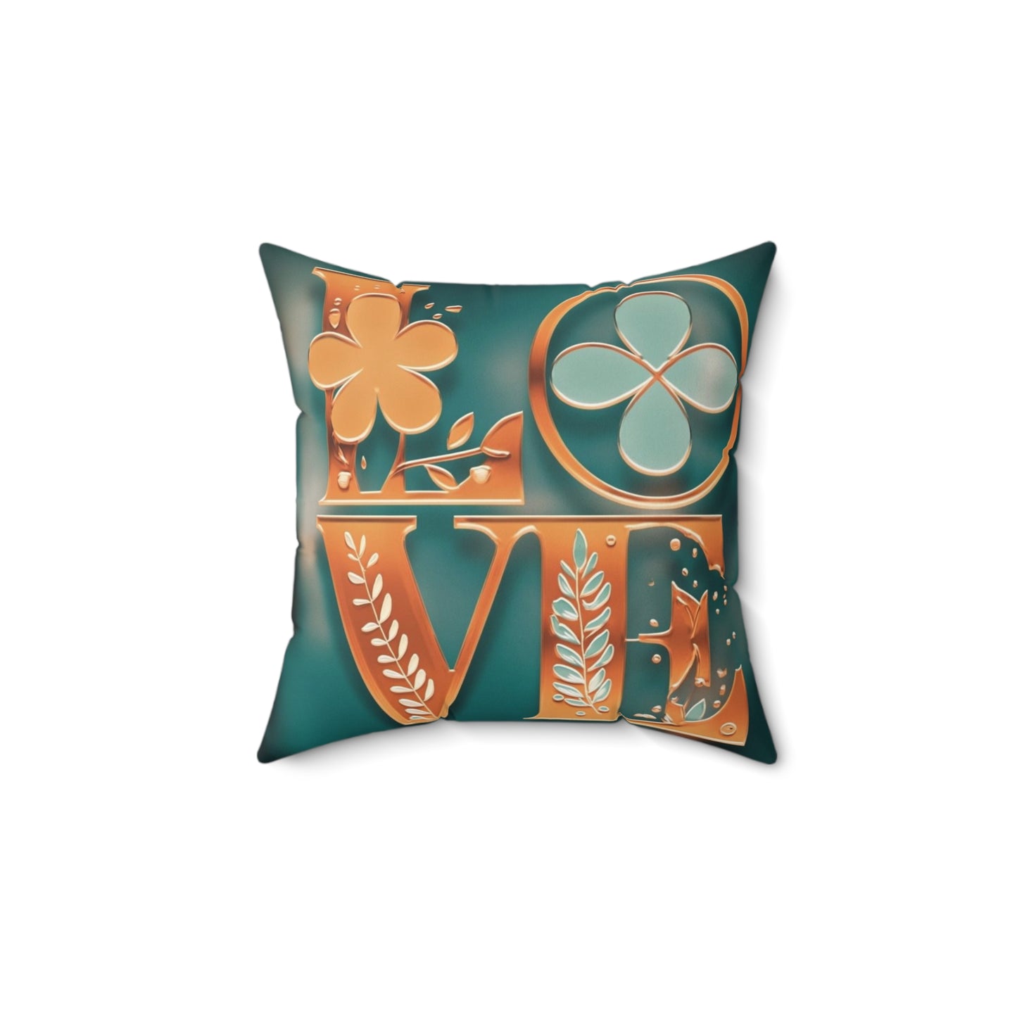 Love - Polyester Square Pillow