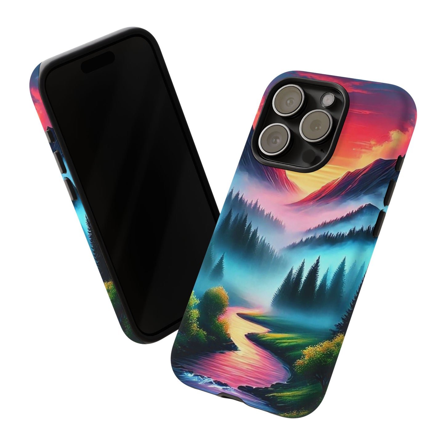 Misty Mountain River - Phone Case