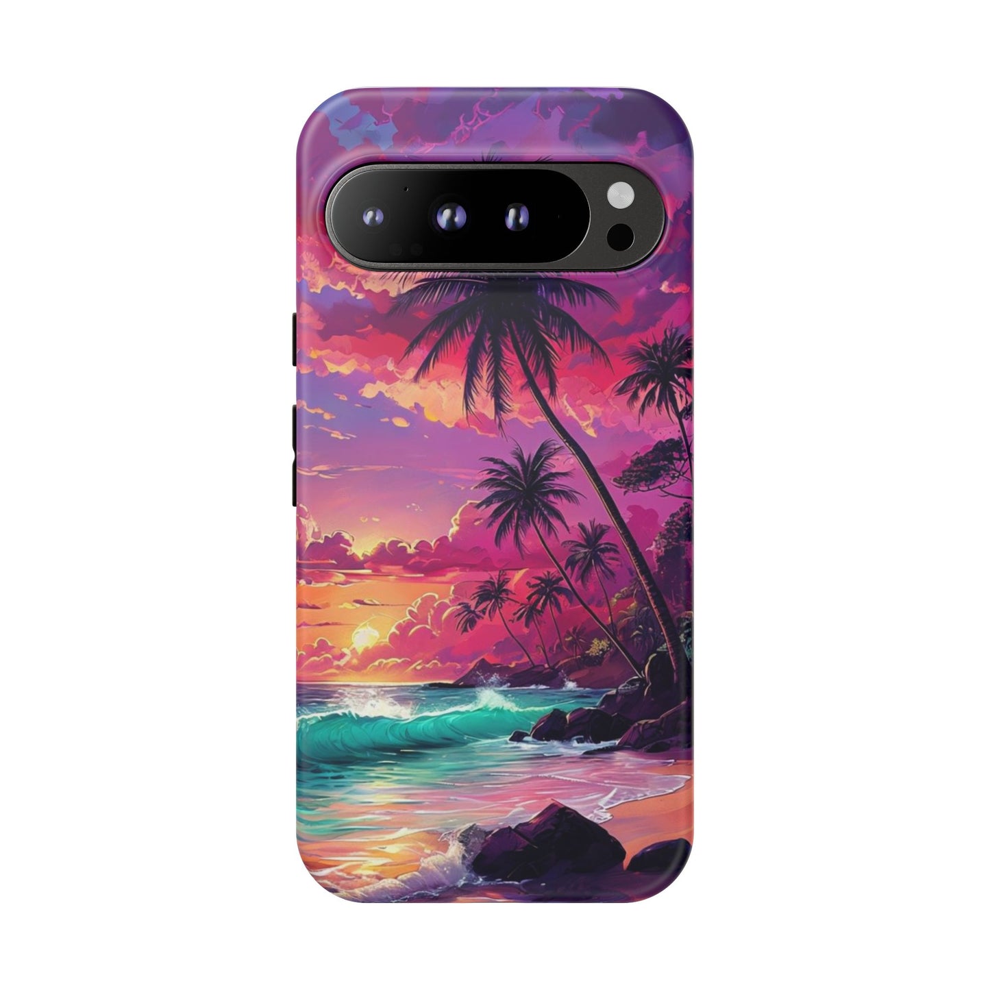 Sunset Paradise Beach - Phone Case