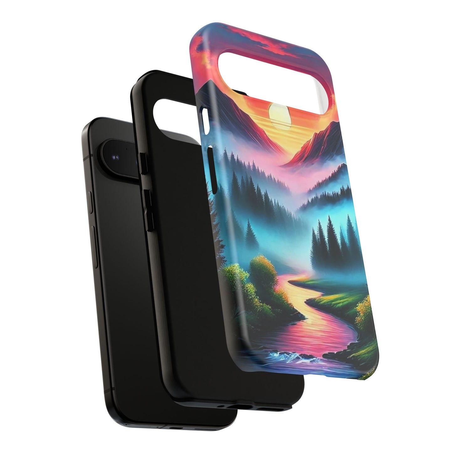 Misty Mountain River - Phone Case