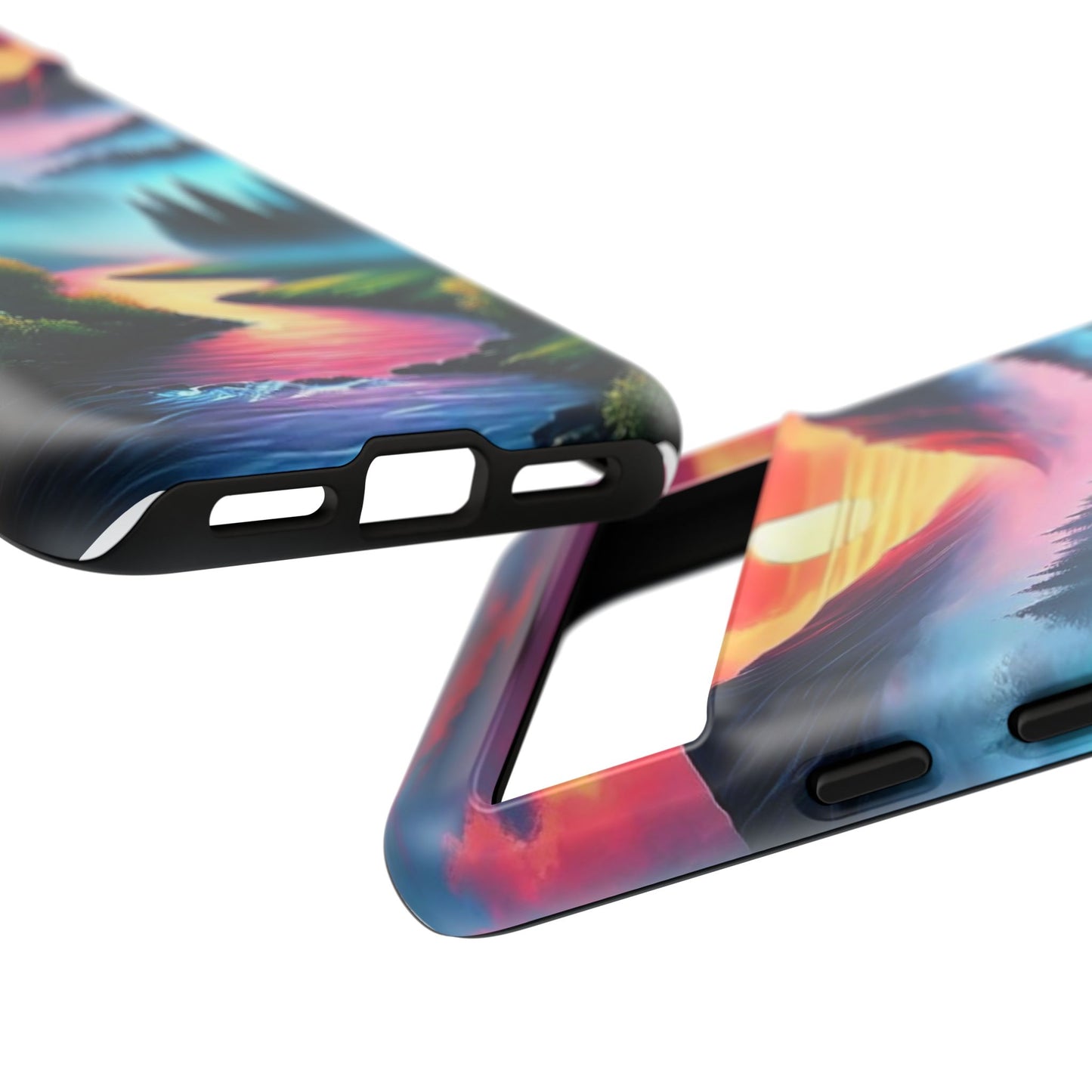 Misty Mountain River - Phone Case
