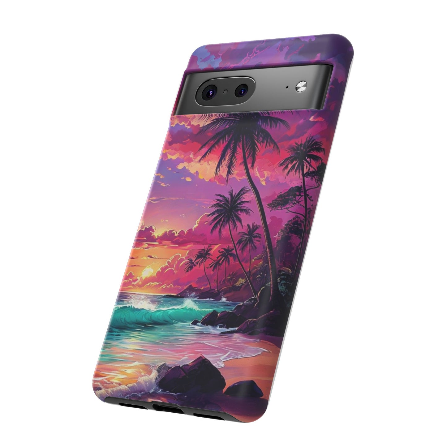 Sunset Paradise Beach - Phone Case