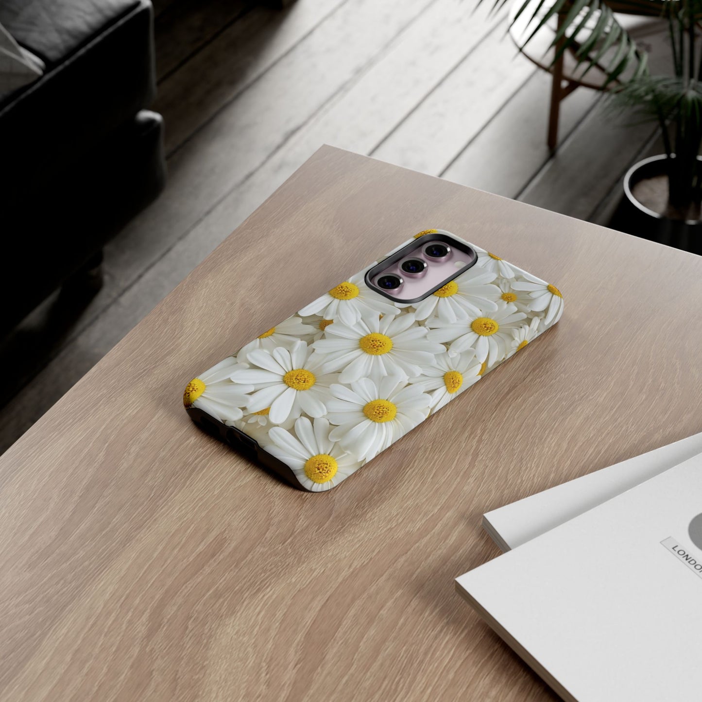 Blooming White Daisy - Phone Case