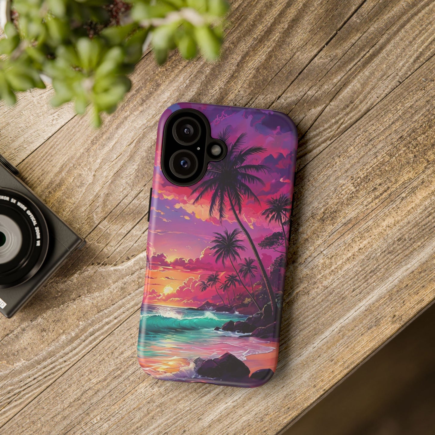 Sunset Paradise Beach - Phone Case