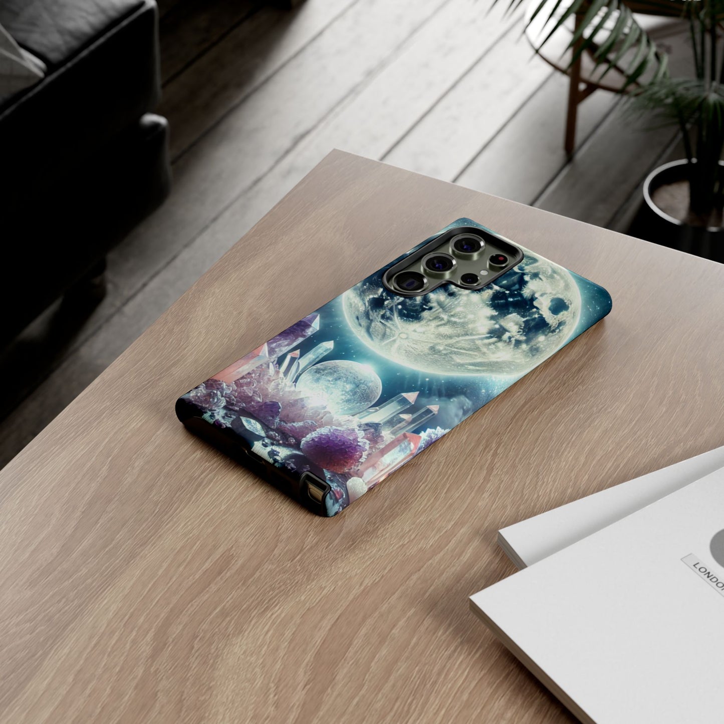 Full Moon & Crystals - Phone Case
