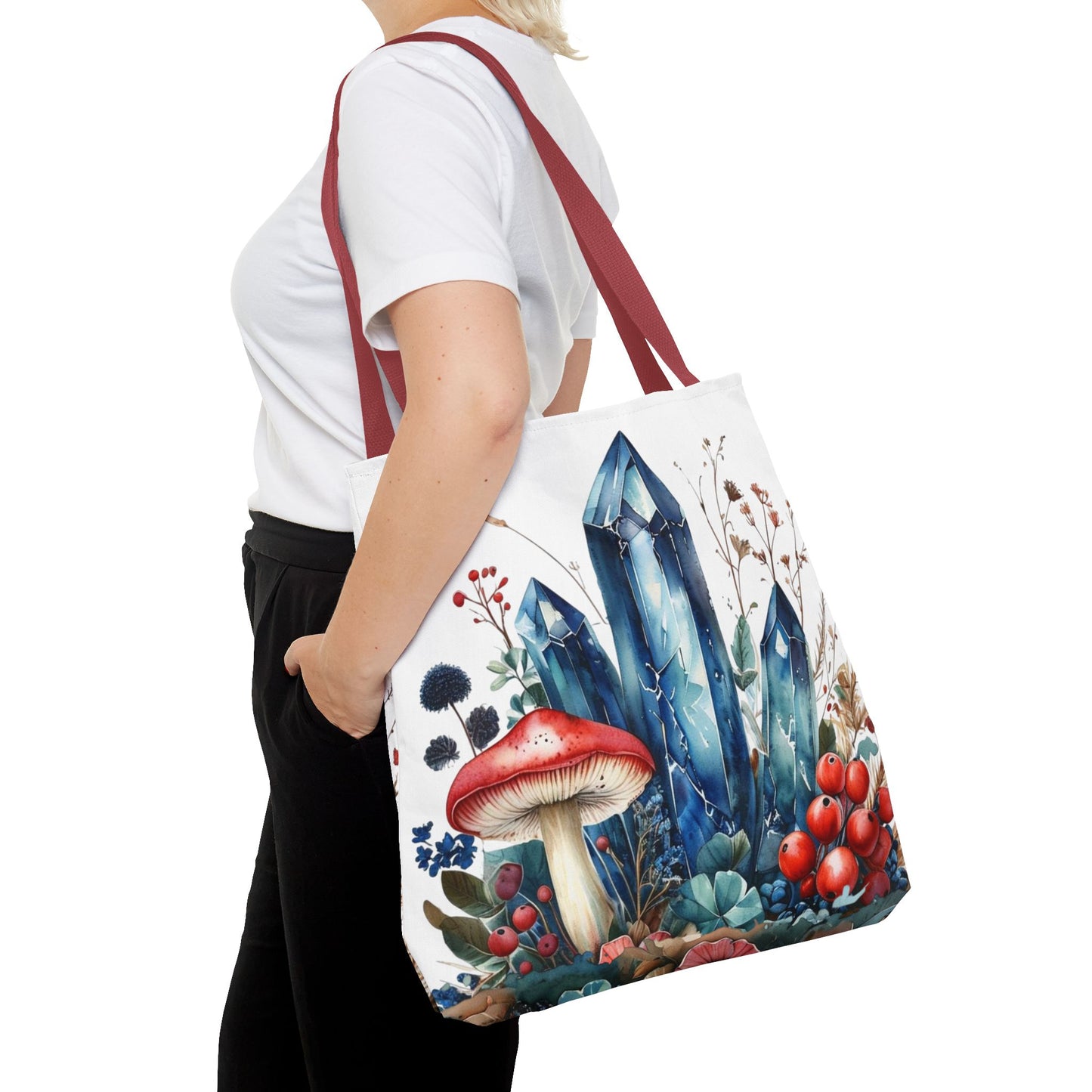 Whimsical Blue Crystals - Tote Bag