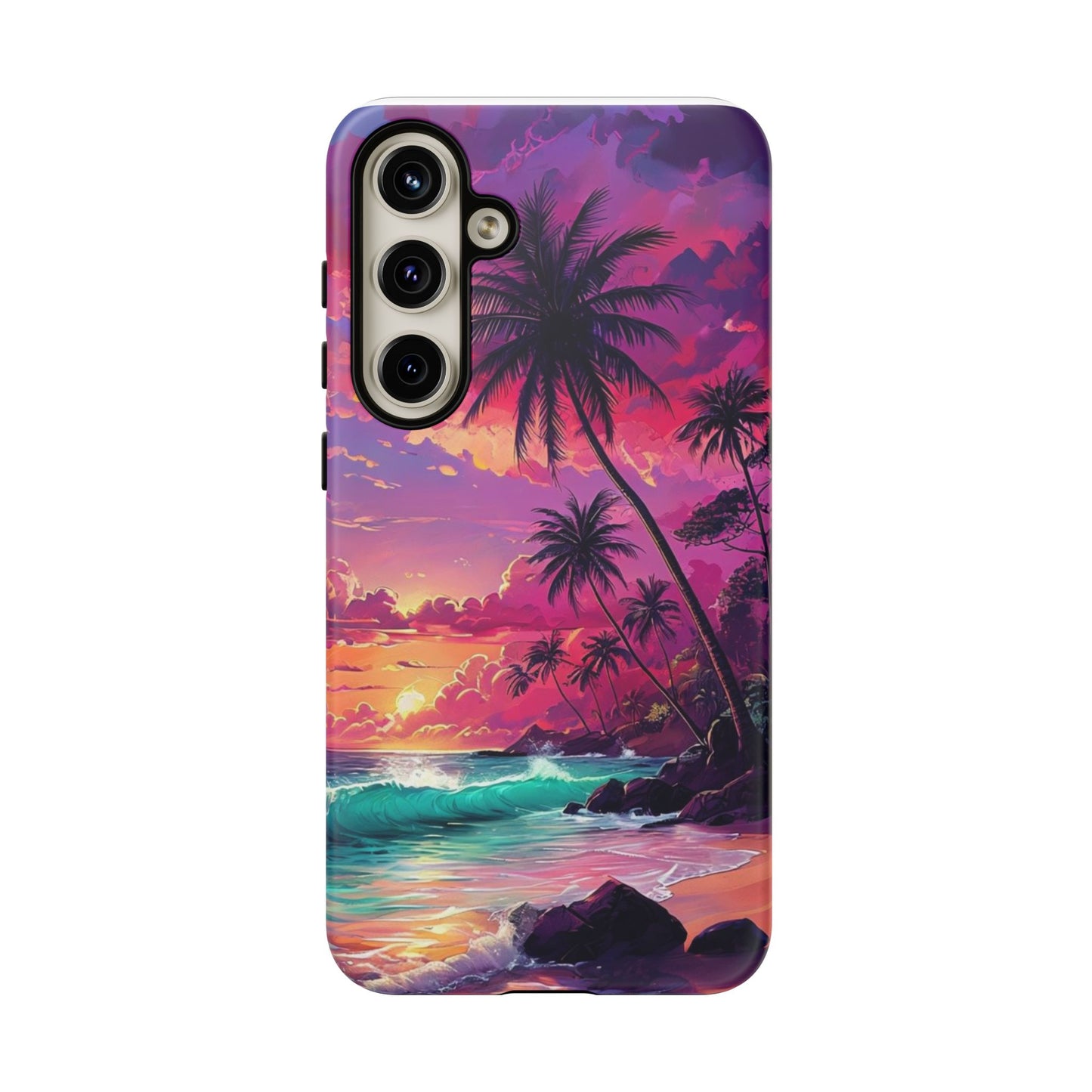 Sunset Paradise Beach - Phone Case