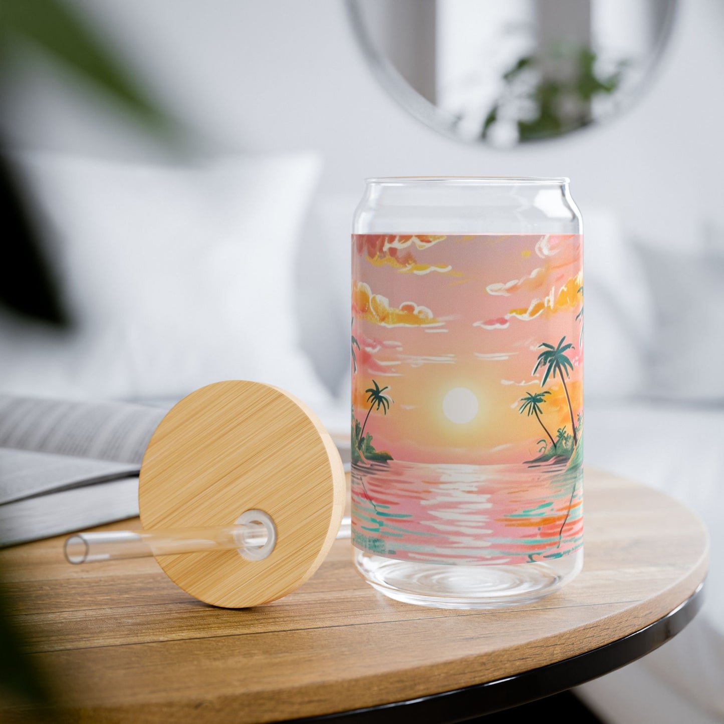 Tropical Sunset - Sipper Glass