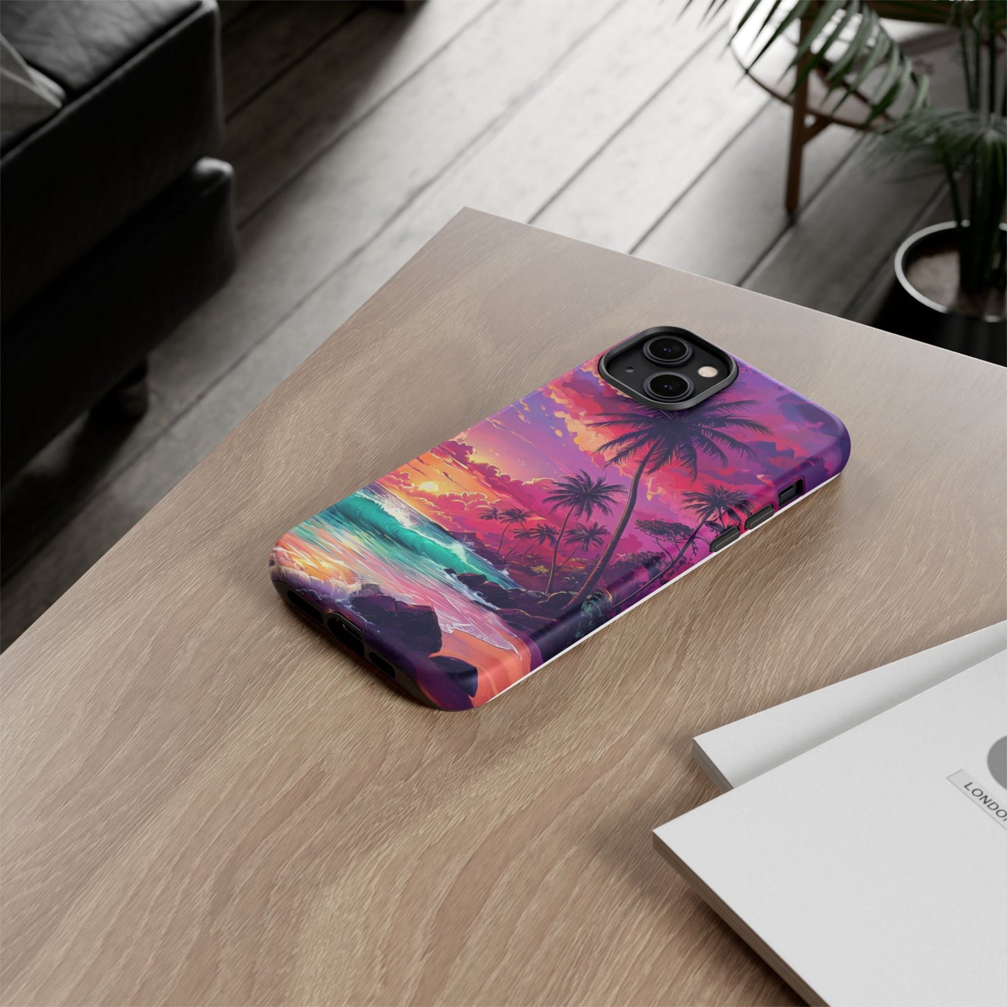 Sunset Paradise Beach - Phone Case