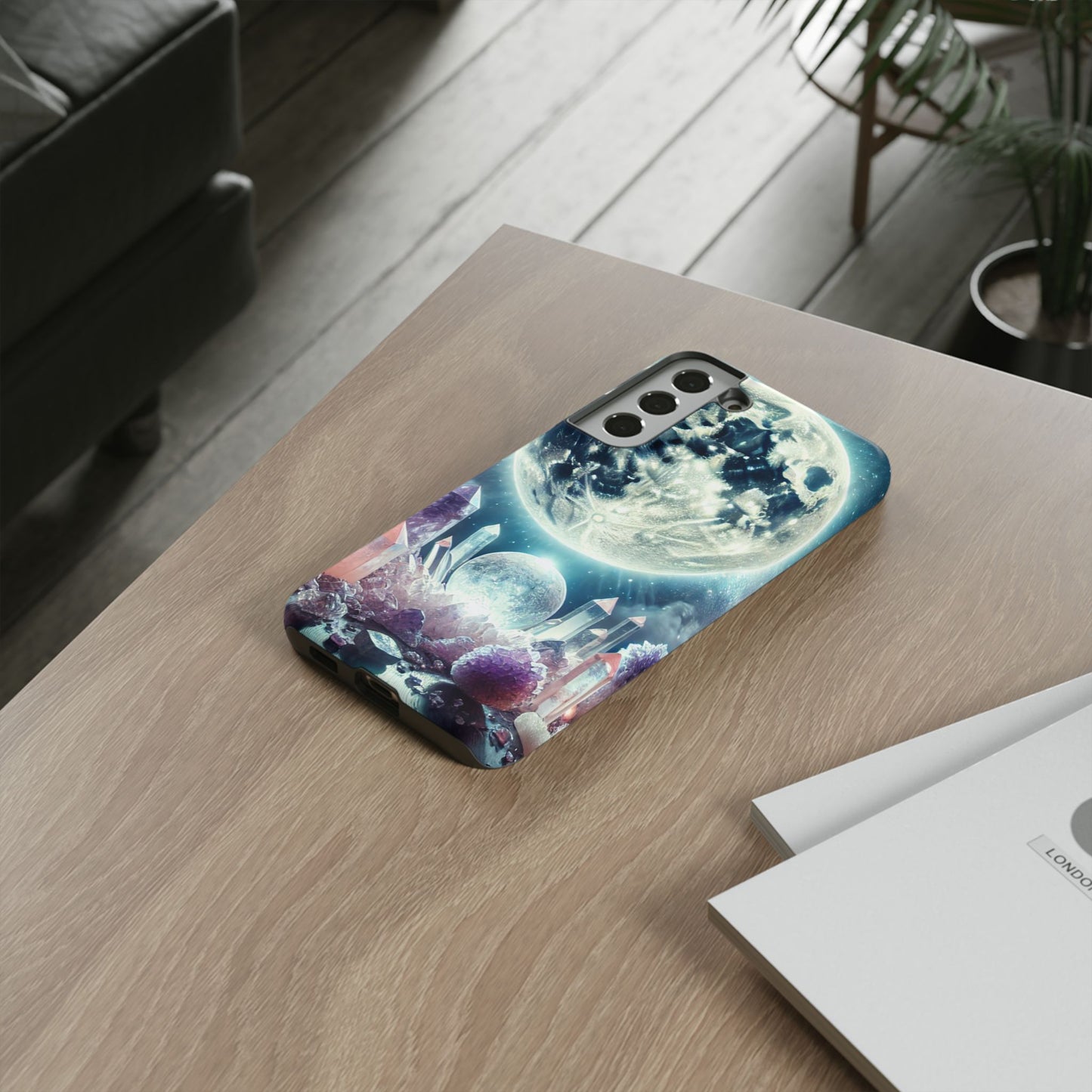 Full Moon & Crystals - Phone Case