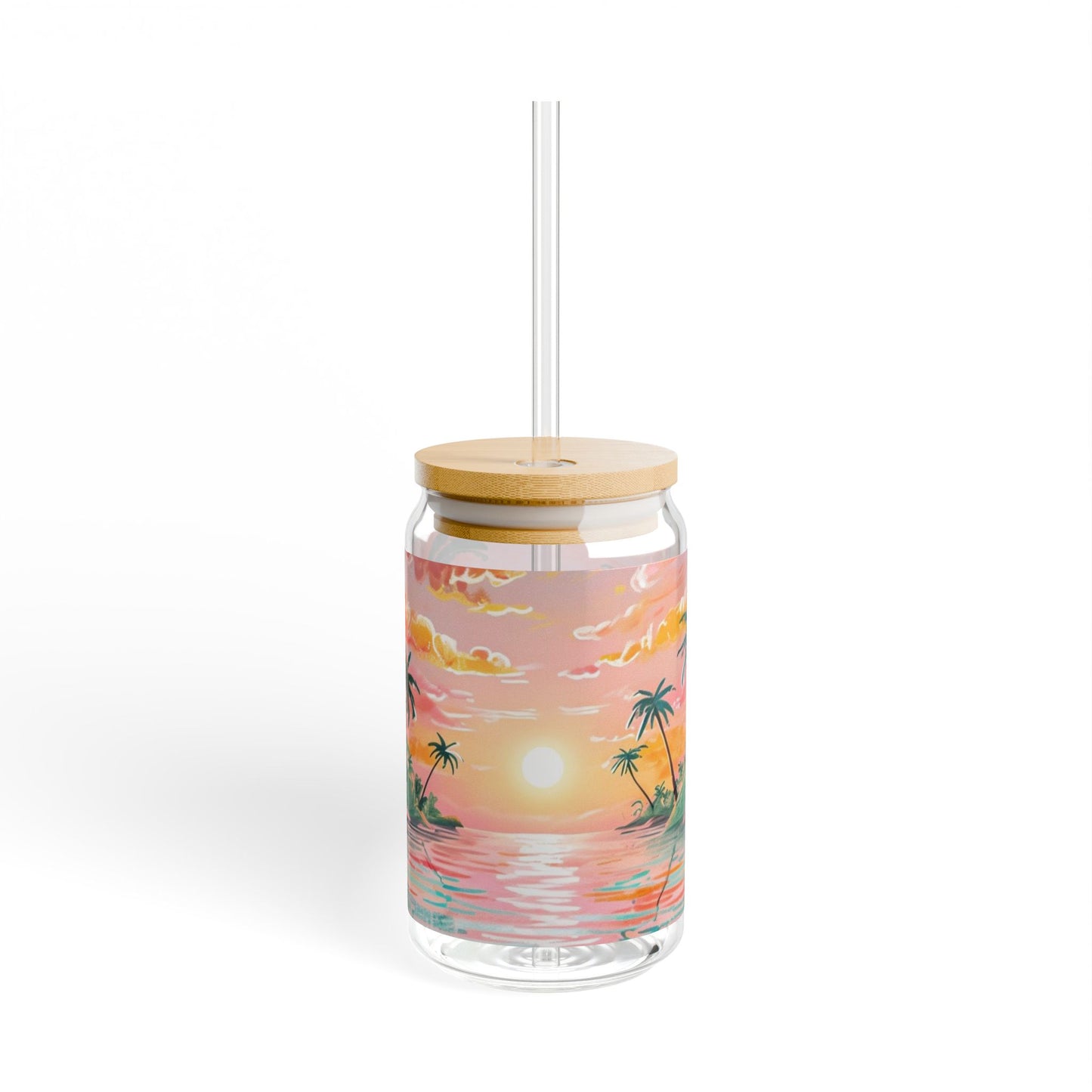 Tropical Sunset - Sipper Glass