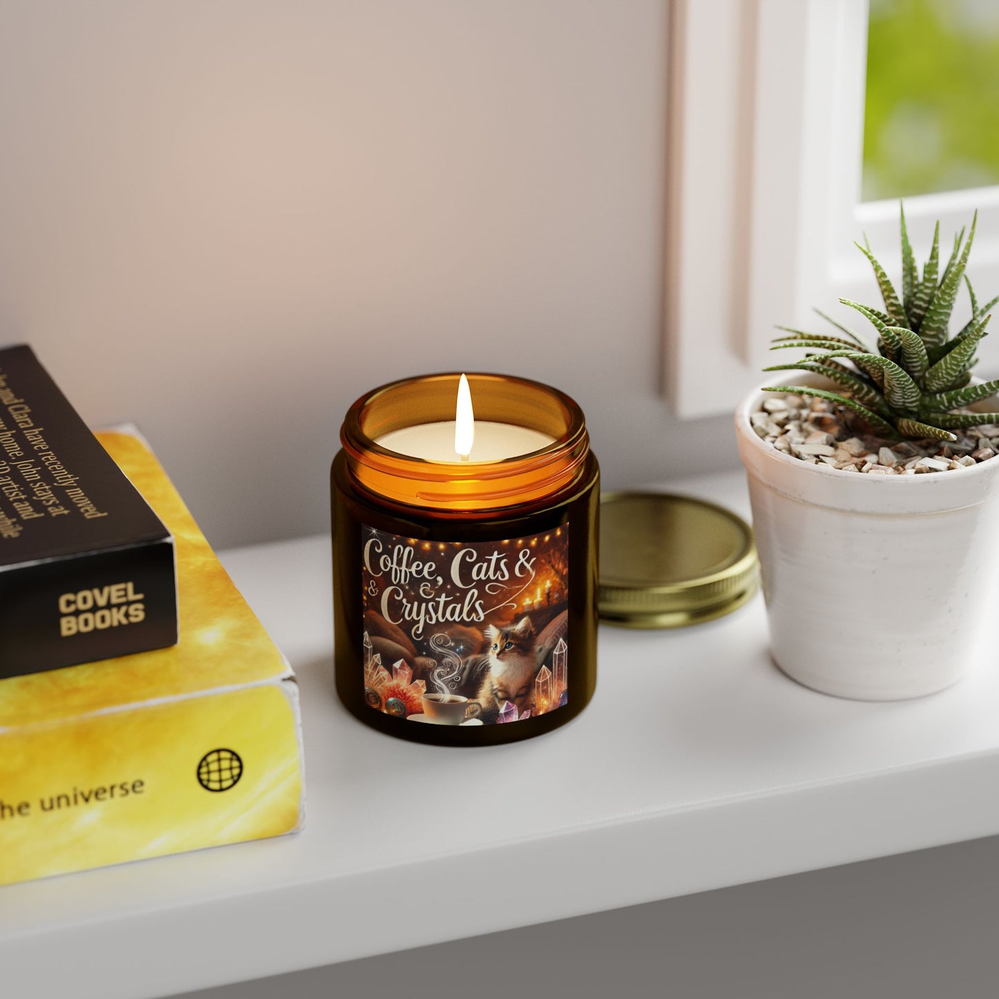 Coffee, Cats & Crystals - Candle
