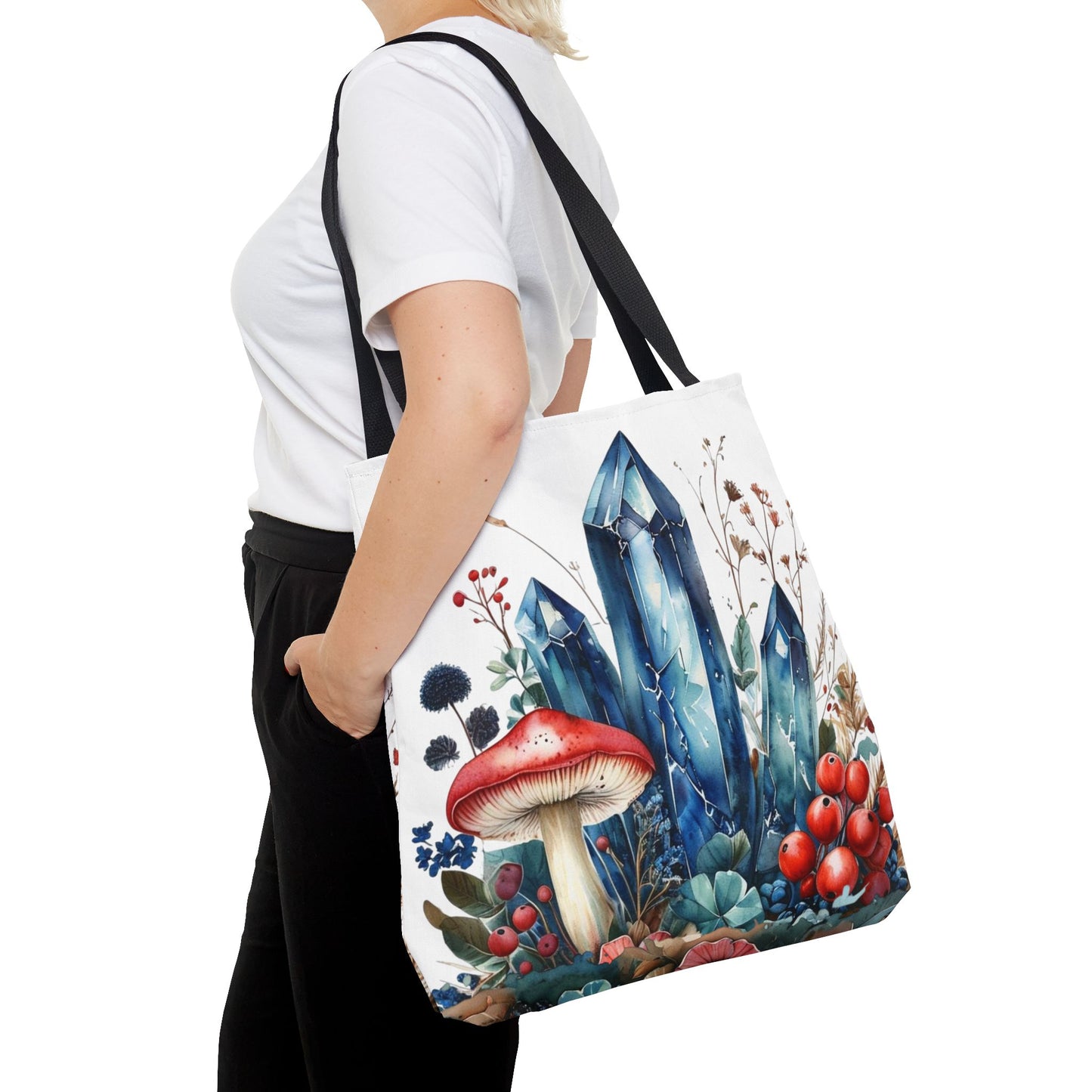 Whimsical Blue Crystals - Tote Bag