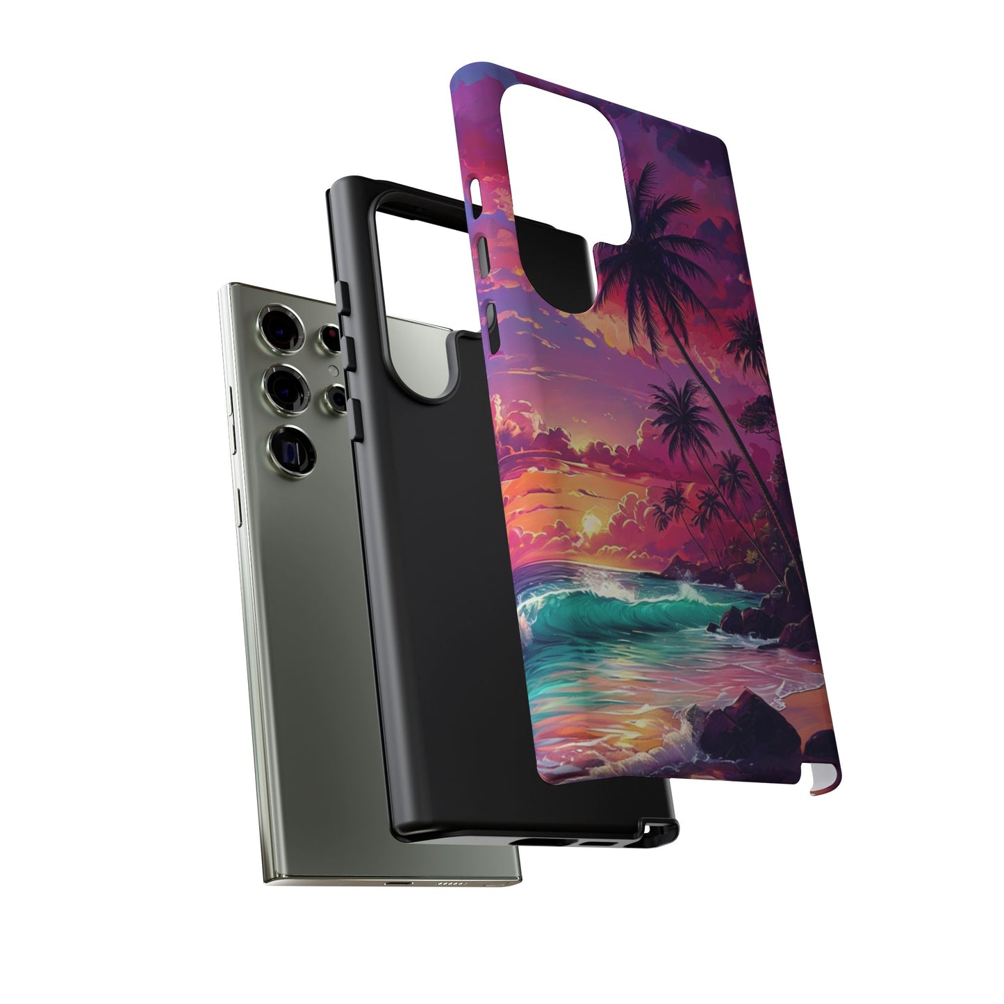 Sunset Paradise Beach - Phone Case